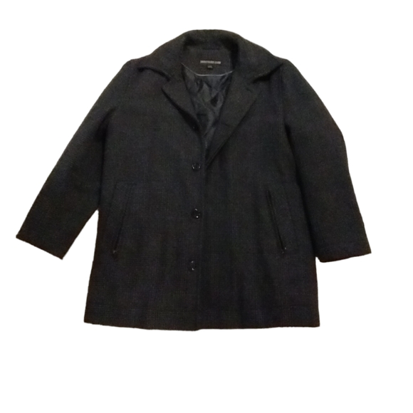 Size L boulevard pea coats thigh high men streetwear style jacket - Picture 15 of 16